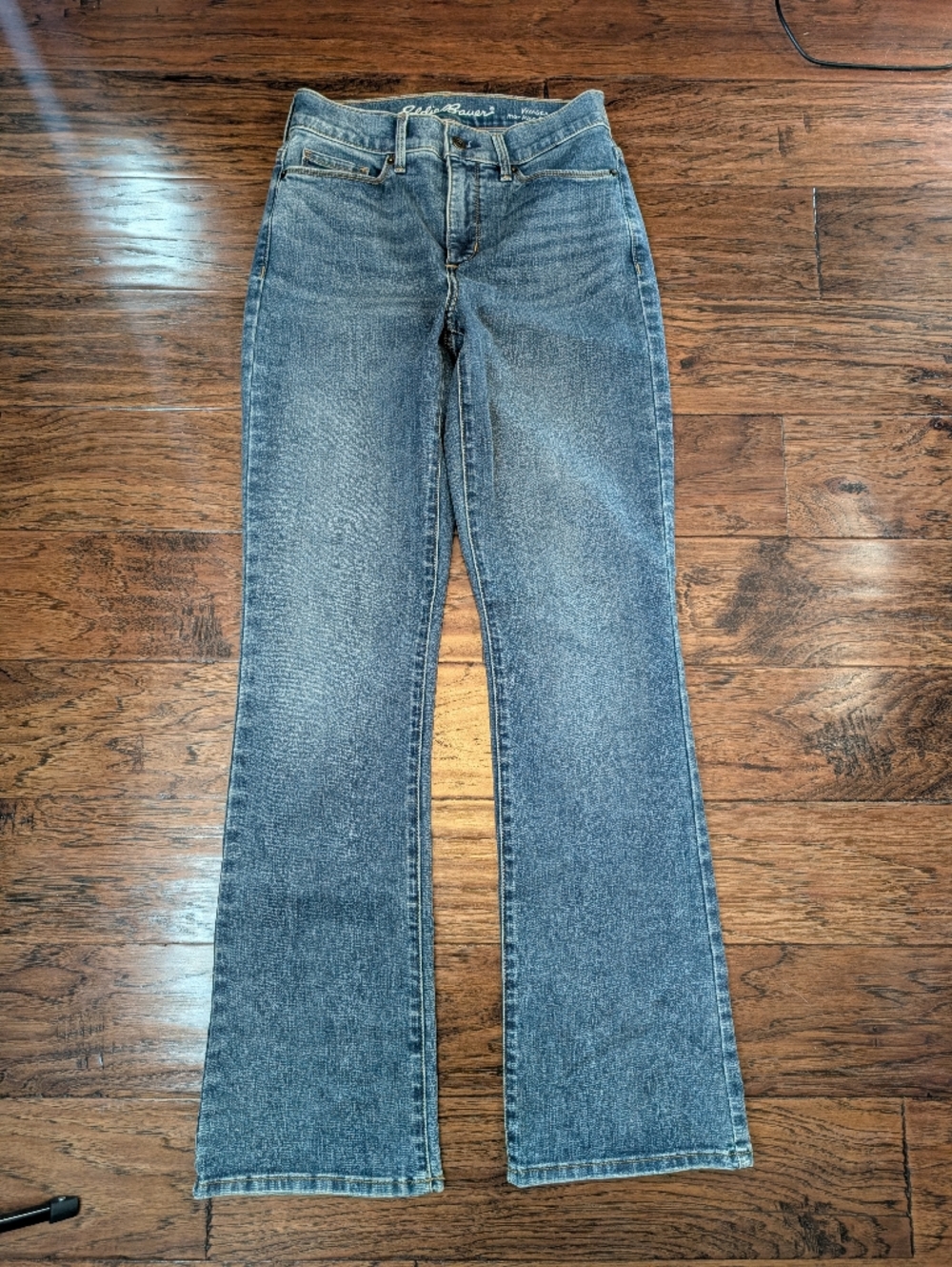 Eddie Bauer Voyager High Rise Bootcut Jeans Size 2 Specially Dyed